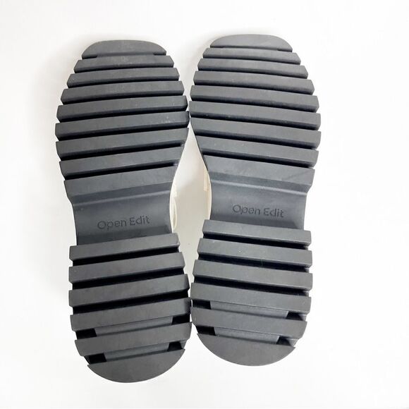 🍋 Open Edit • NEW Women’s Square Toe Chunky Platform Slip On Loafers Size 10 - Picture 6 of 10